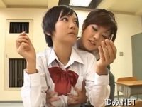 時間をとめて爆乳JKにエロいことをしていたスタイル抜群巨乳女教師が自分の時間も止められて男性教師に犯される erovideo